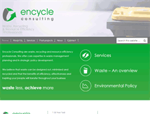 Tablet Screenshot of encycle.com.au
